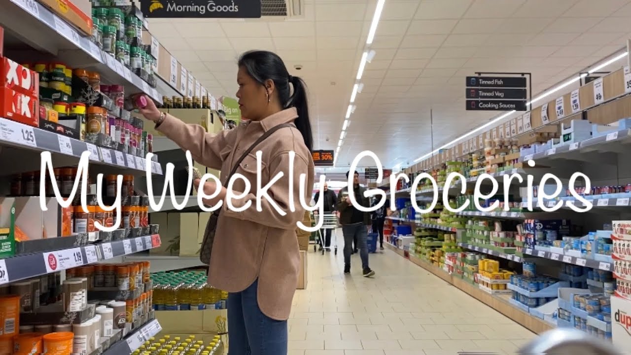 Shop with me in Lidl! My weekly groceries for family of 4.