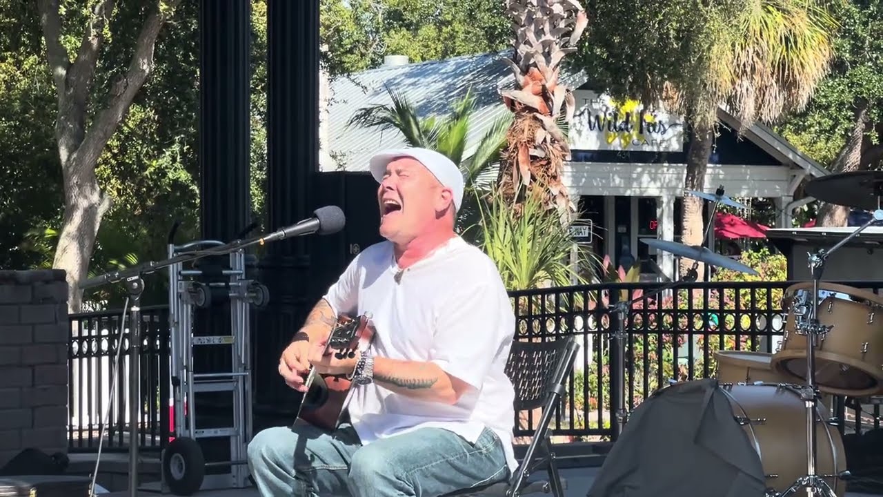 Will Johns performs Cream's "White Room" @ 2025 Dunedin Wine the Blues" Dunedin Fl, Pioneer Park