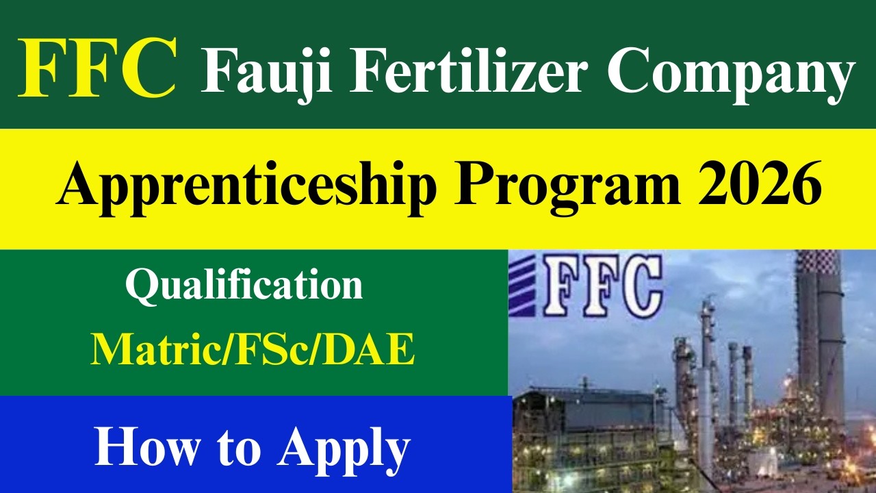 FFC Fauji Fertilizer Company Apprenticeship Program 2026