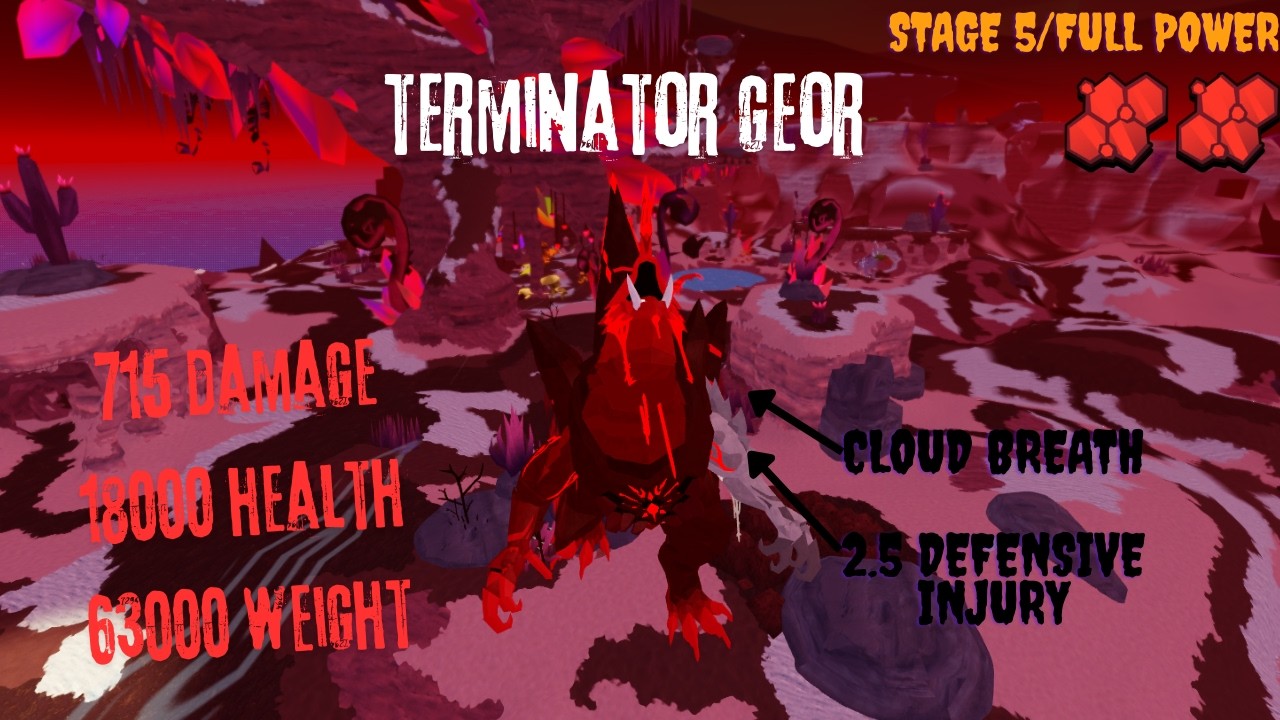 Geortharoc is the Best Hybrid Behemoth | Stage 5/Full Power | Creatures of Sonaria