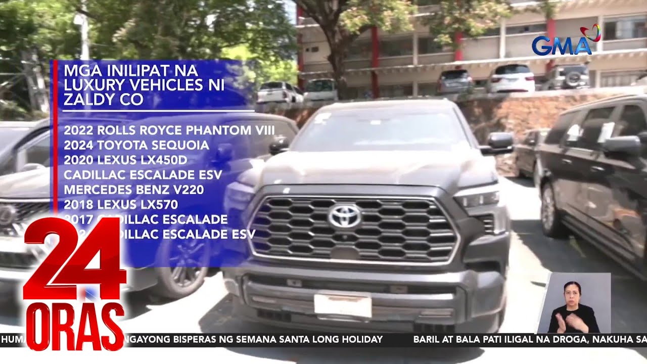 8 sa 18 luxury vehicles ni Zaldy Co, inilipat sa BOC mula sa ICI | 24 Oras