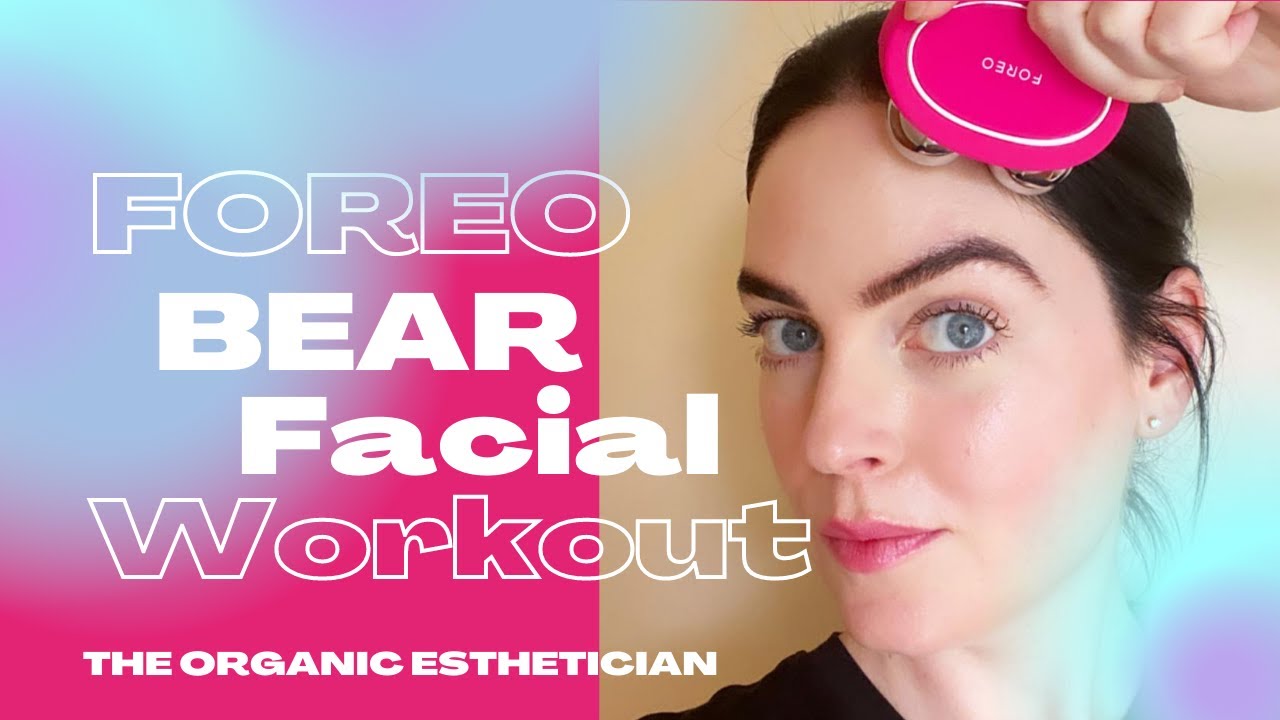 FOREO BEAR Facial Workout Microcurrent DEMO + Review