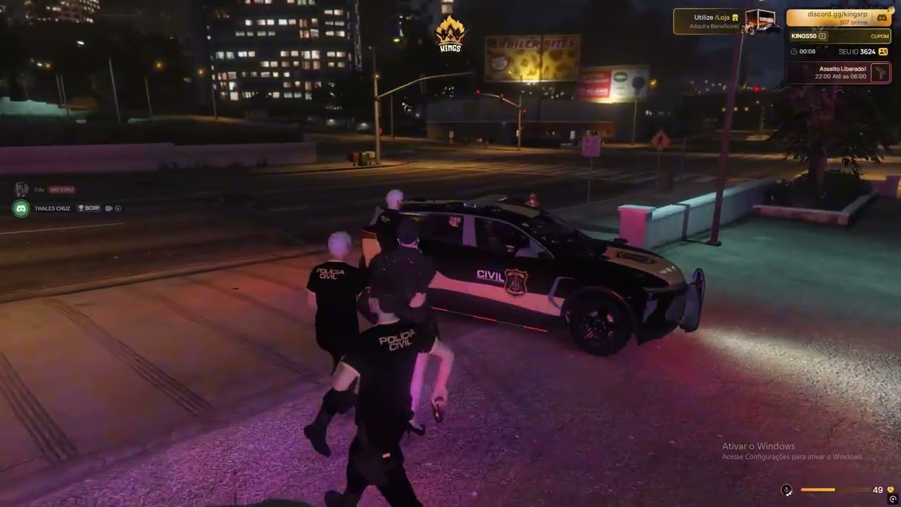 GTA RP Dois Deby e loidy sendo Presos kkk  o loidy ficou bravo kkk