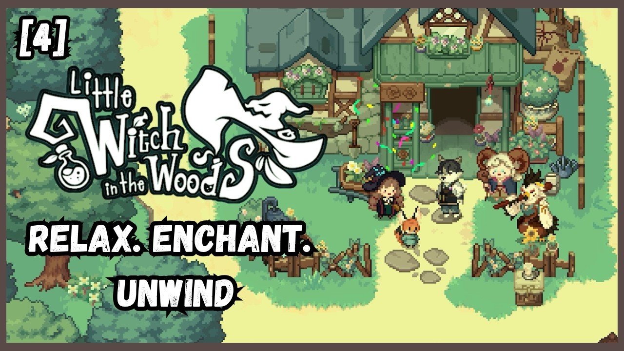 Restoring the Village - Little Witch in the Woods Part 4 | Relaxing Gameplay for Study & Sleep