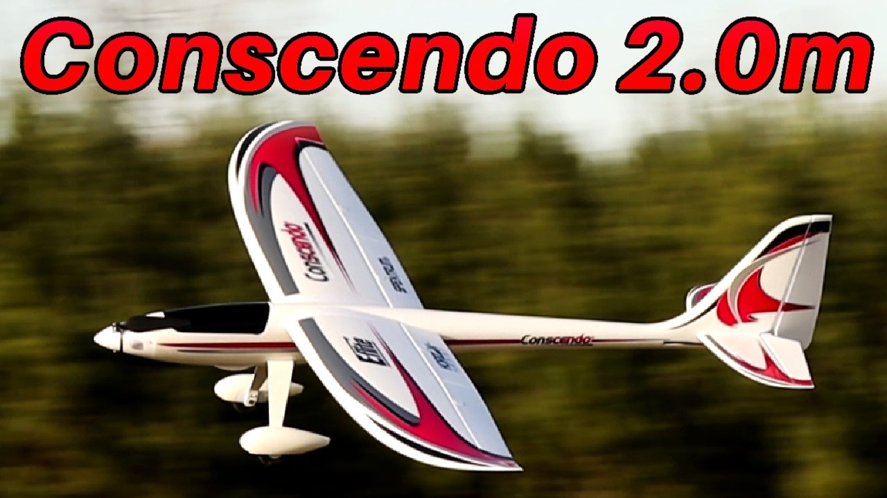 E-flite Conscendo 2.0m BNF Basic with AS3X+ and Safe Select - Model AV8R Review
