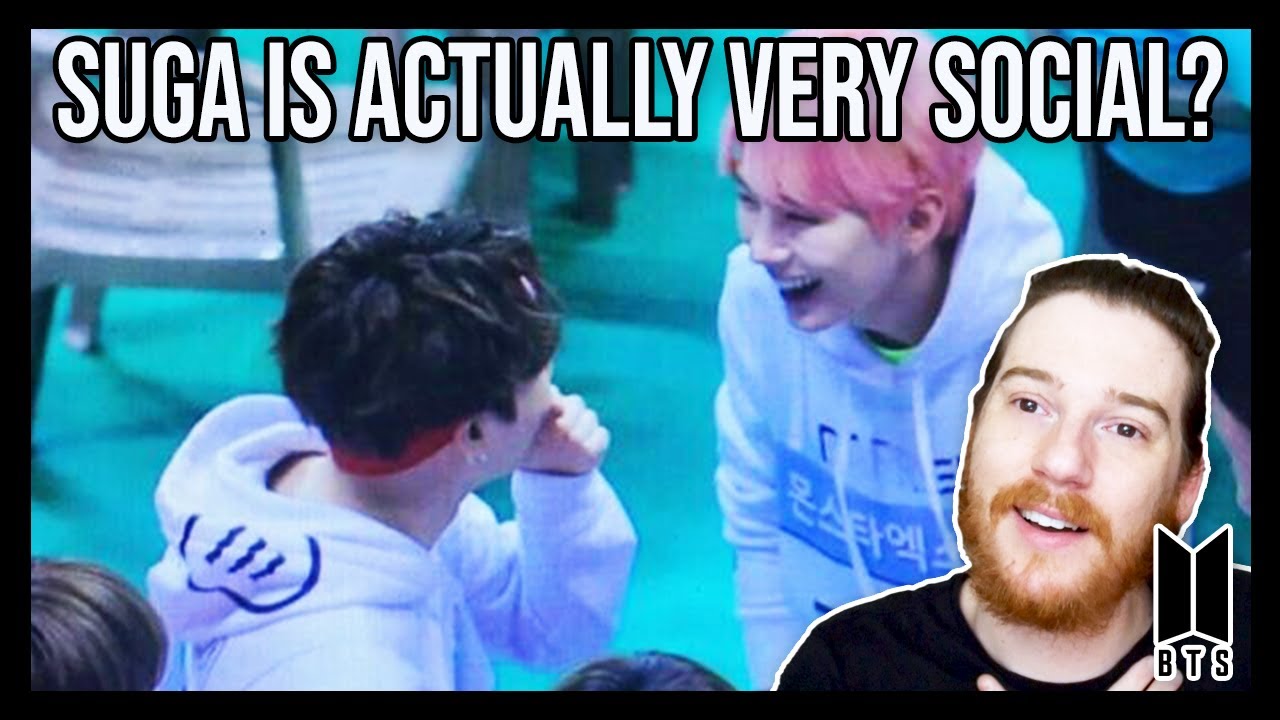 BTS: Suga Is Actually Very Social? Compilation REACTION!