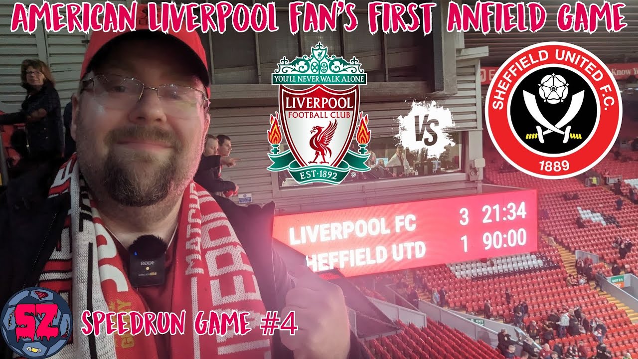 My first visit to Anfield as an American fan! (Liverpool vs Sheffield United, 4/4/24)
