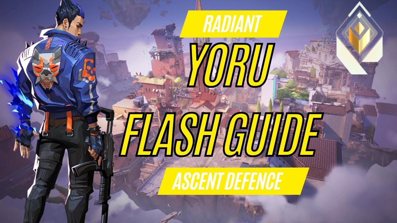 BEST Yoru Flashes For Ascent Defence | Radiant Valorant Guide