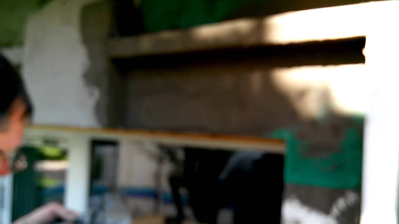 Армирование  стекло сеткой по пенопласту оконного проема / Window decor from foam