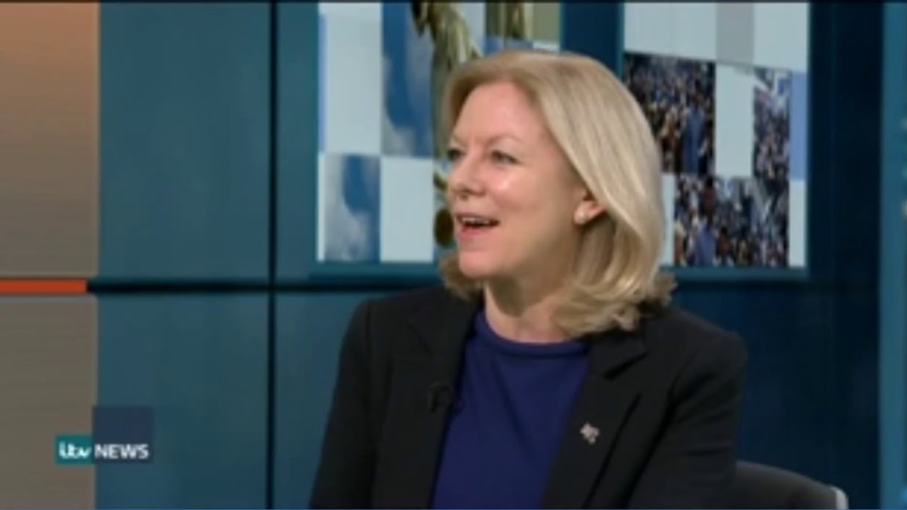 Shirley Cramer ITV Lunchtime News - Easter Eggs