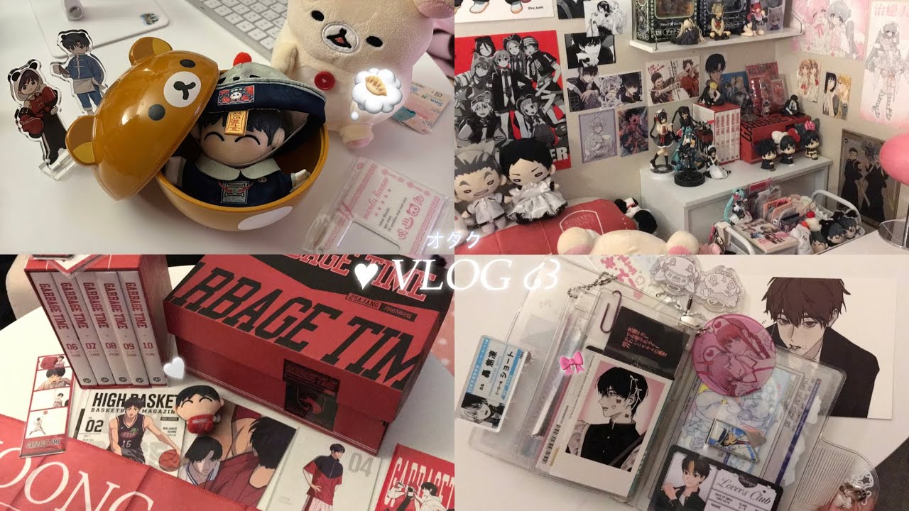 𝑉𝐿𝑂𝐺 ♡。·˚ 사고 5억번 치는 방꾸 보실래요? • 오타쿠 브이로그 • 가비지타임 • 리락쿠마 식기 • 알리쇼핑 🛍️ • 홍대 굿즈샵