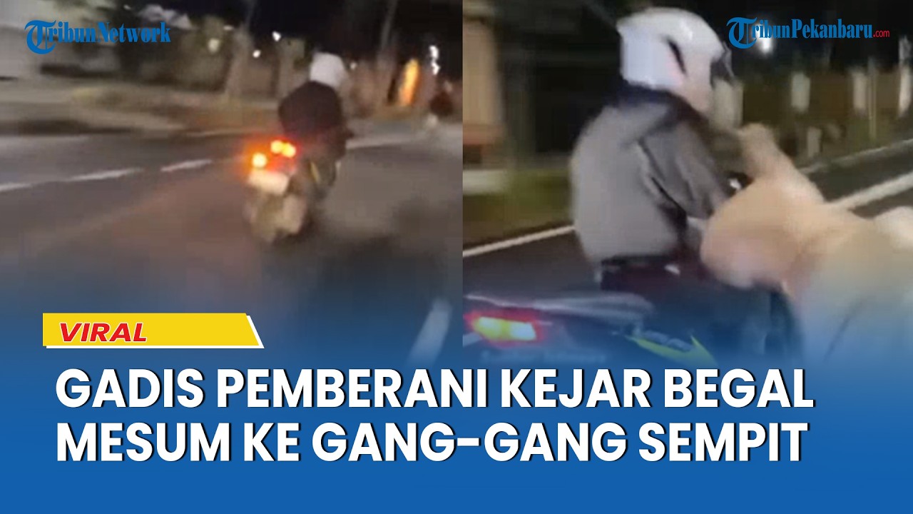 Begal Mesum dengan Nomor Plat Z 5699 HAG Terbirit-birit Dikejar Gadis Pemberani di Pati