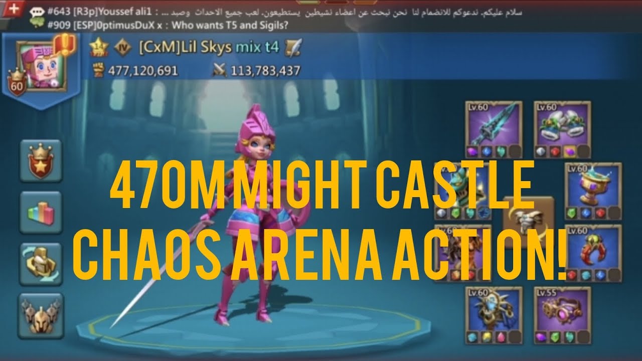 470M MIGHT CASTLE CHAOS ARENA ACTION 🎬