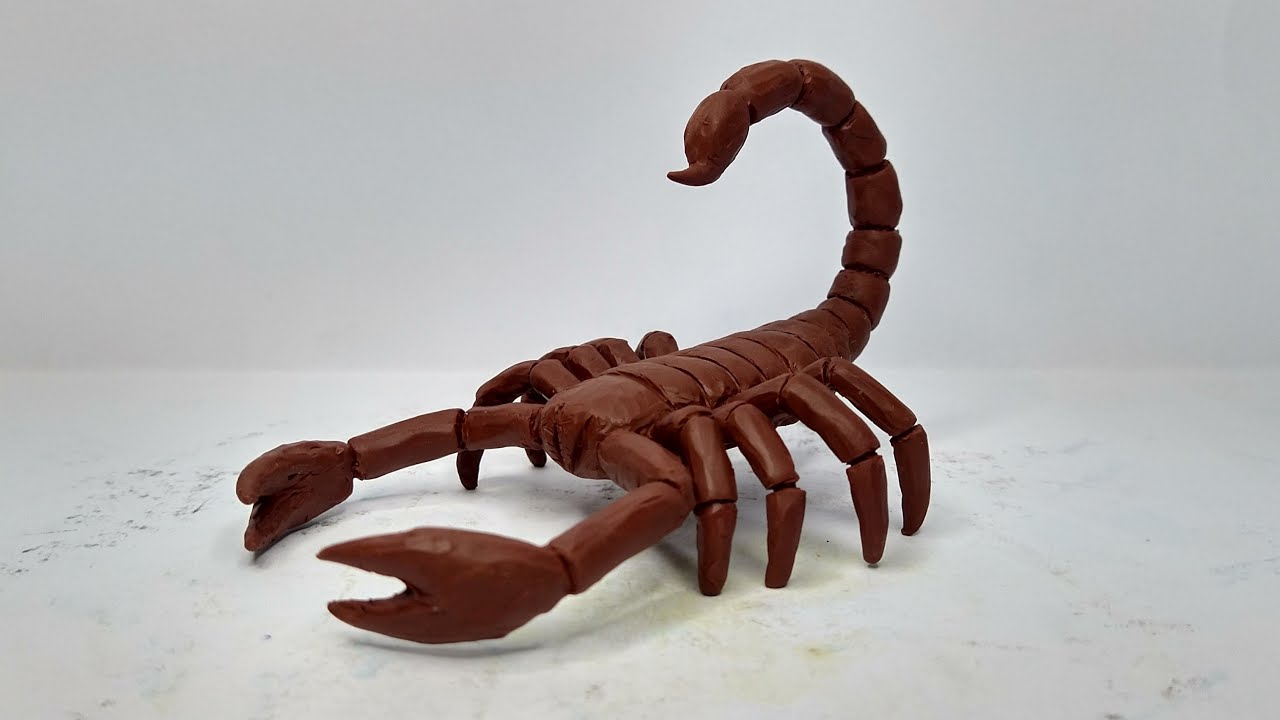 Como Hacer un Escorpión con Plastilina | How to Make a Scorpion with Clay