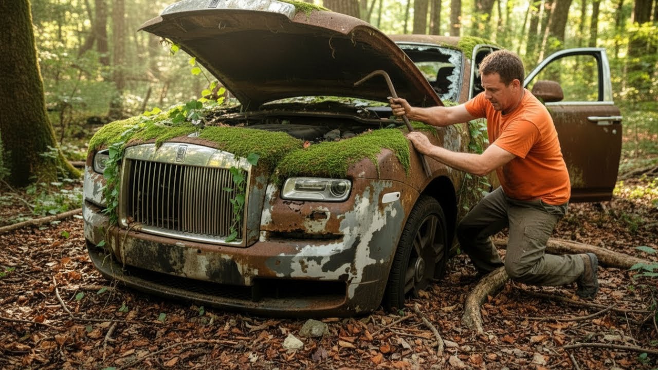 ASMR Car Restoration Recovering an Abandoned Rolls-Royce Phantom VIII | KSuper car restoration