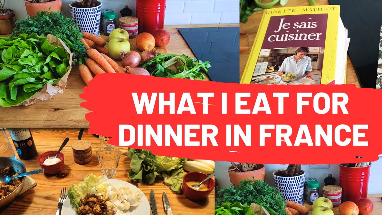 What I EAT in FRANCE | Typical French MEALS + French Blanquette recipe