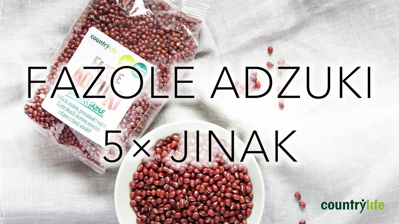 Fazole adzuki 5x jinak