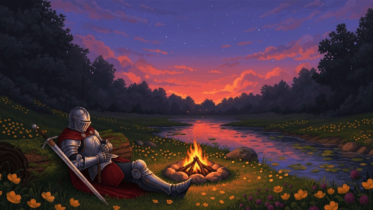 Rest... let the sunset carry your worries away