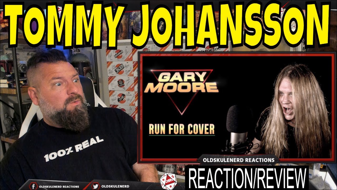 TOMMY JOHANSSON - RUN FOR COVER (Gary Moore) OLDSKULENERD REACTION