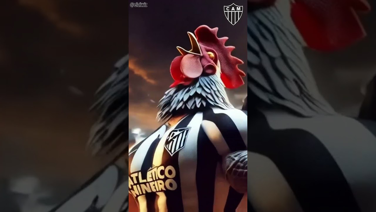 Galo Doido. #atleticomineiro #galo #galodoido #ai #inteligenciaartificial #brasileir&atilde;o