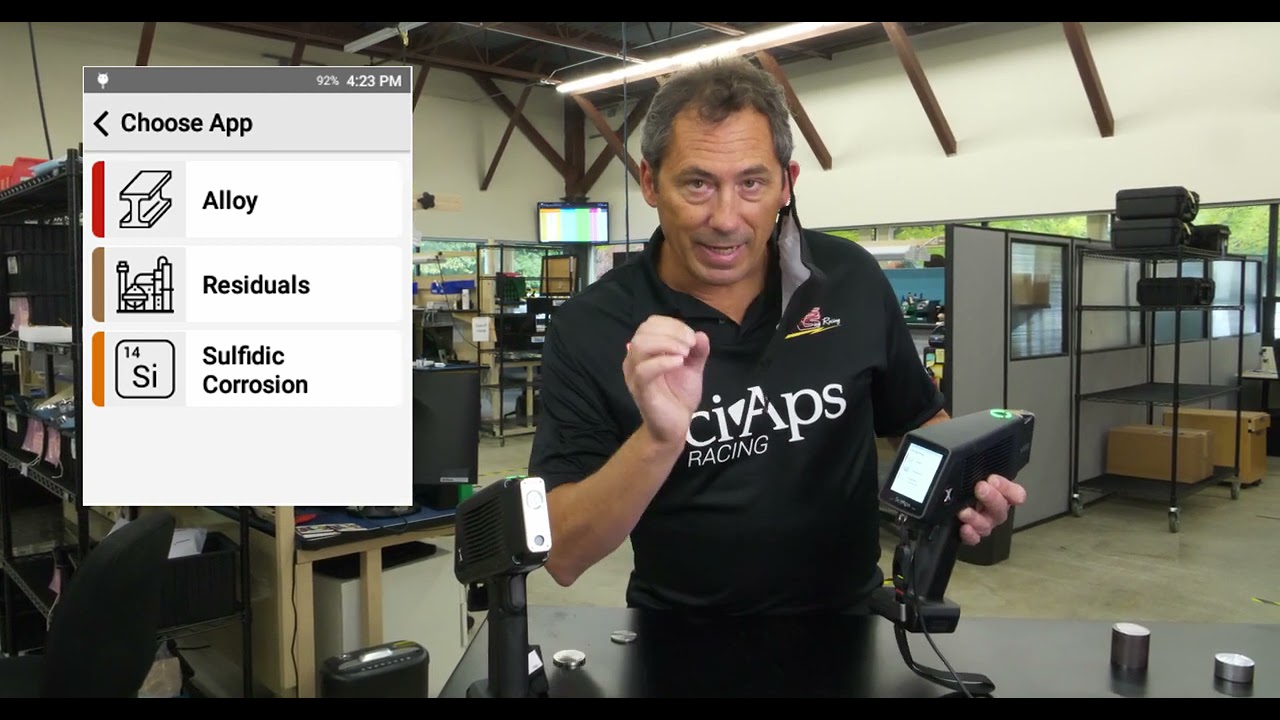 Carbon and PMI in a Handheld   Full Length