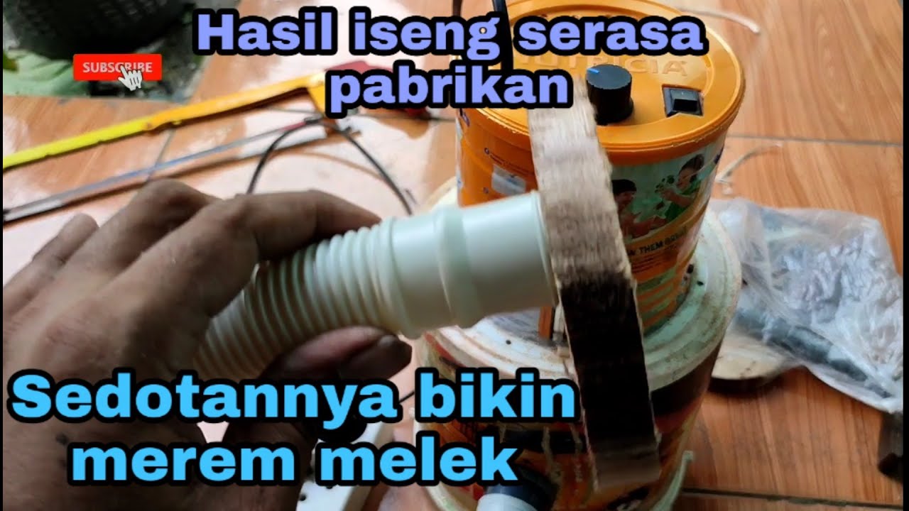 Membuat Vacum Cleaner dari barang bekas,powerfull