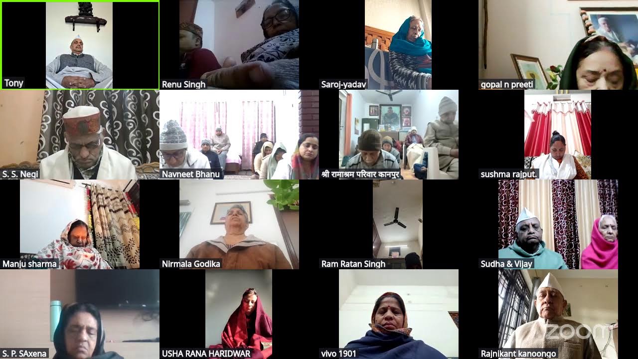 साप्ताहिक ऑनलाइन सत्संग, श्री रामाश्रम सत्संग श्यामनगर 28. 12. 2025