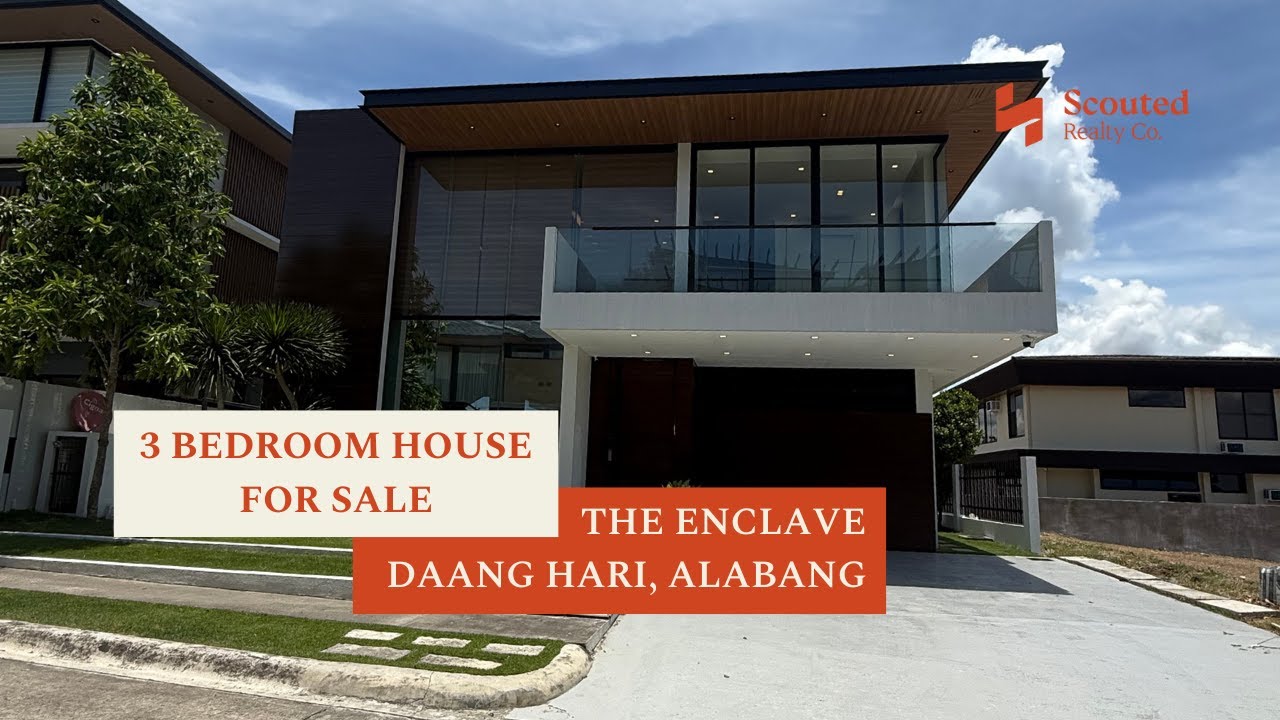 Modern and spacious 3 bedroom house for Sale - The Enclave, Daang Hari, Alabang
