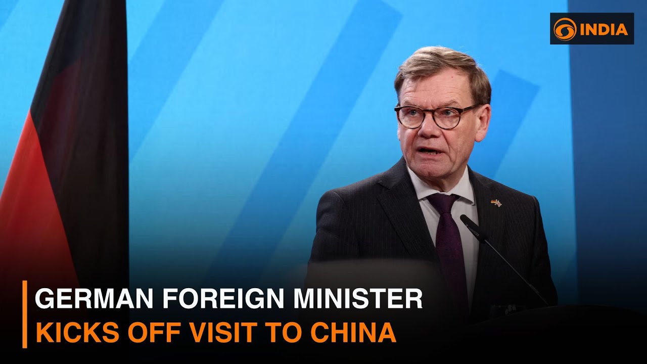 German Foreign Minister kicks off visit to China