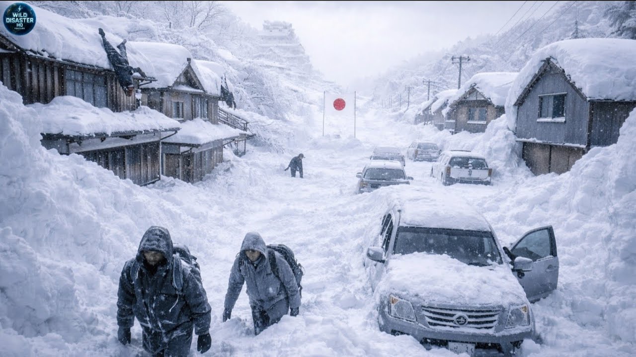 Deadly Chaos in Aomori, Japan: Historic Snowstorm Leaves Dozens Dead, Infrastructure Paralyzed