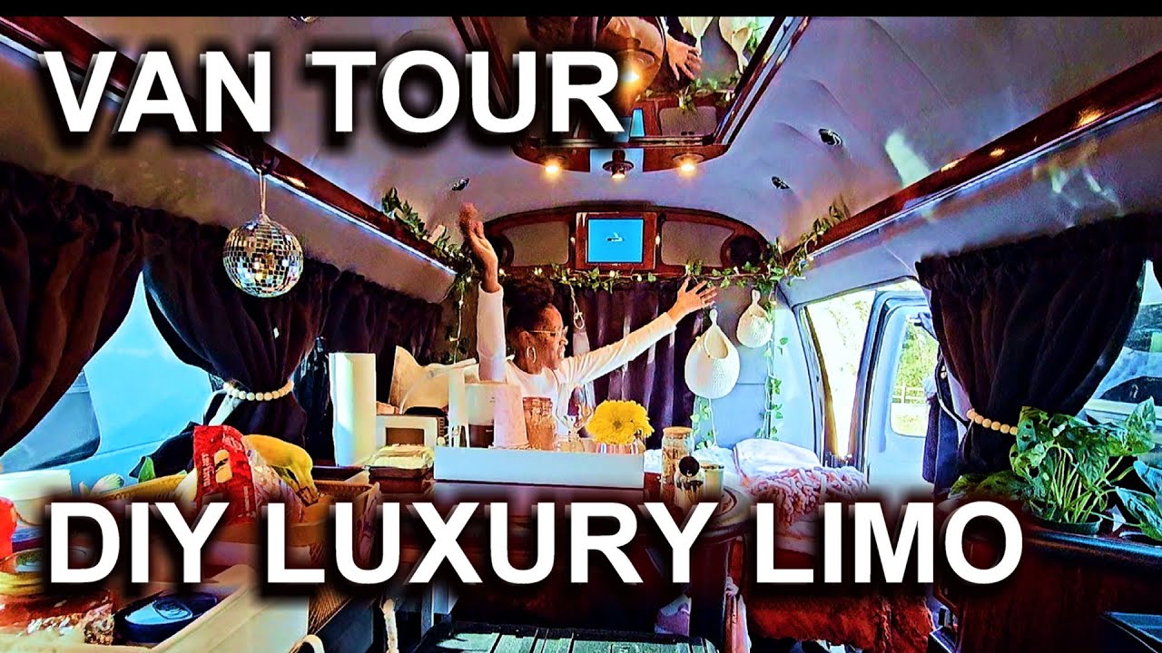 VAN TOUR: LUXURY LIMO CAMPER