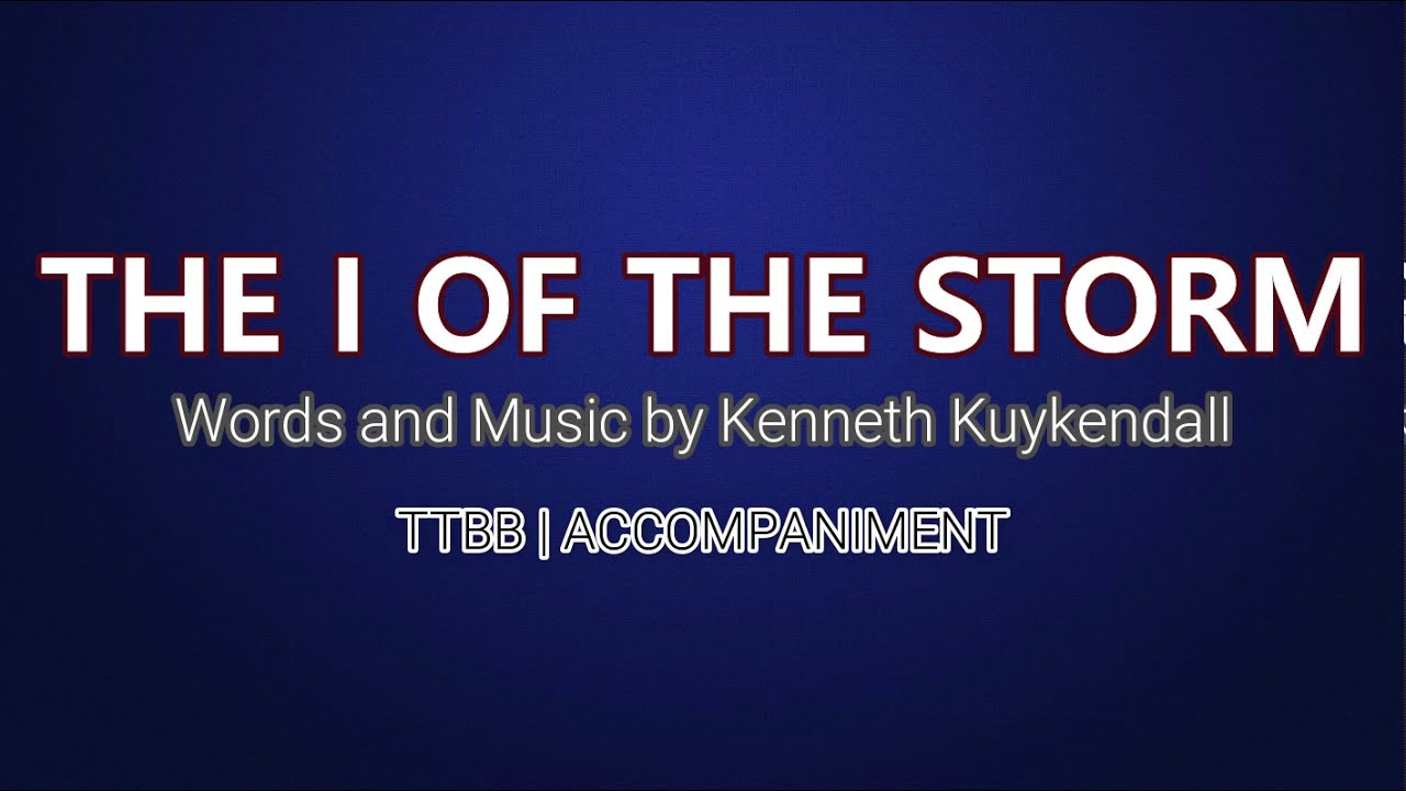 The I of the Storm | TTBB | Piano