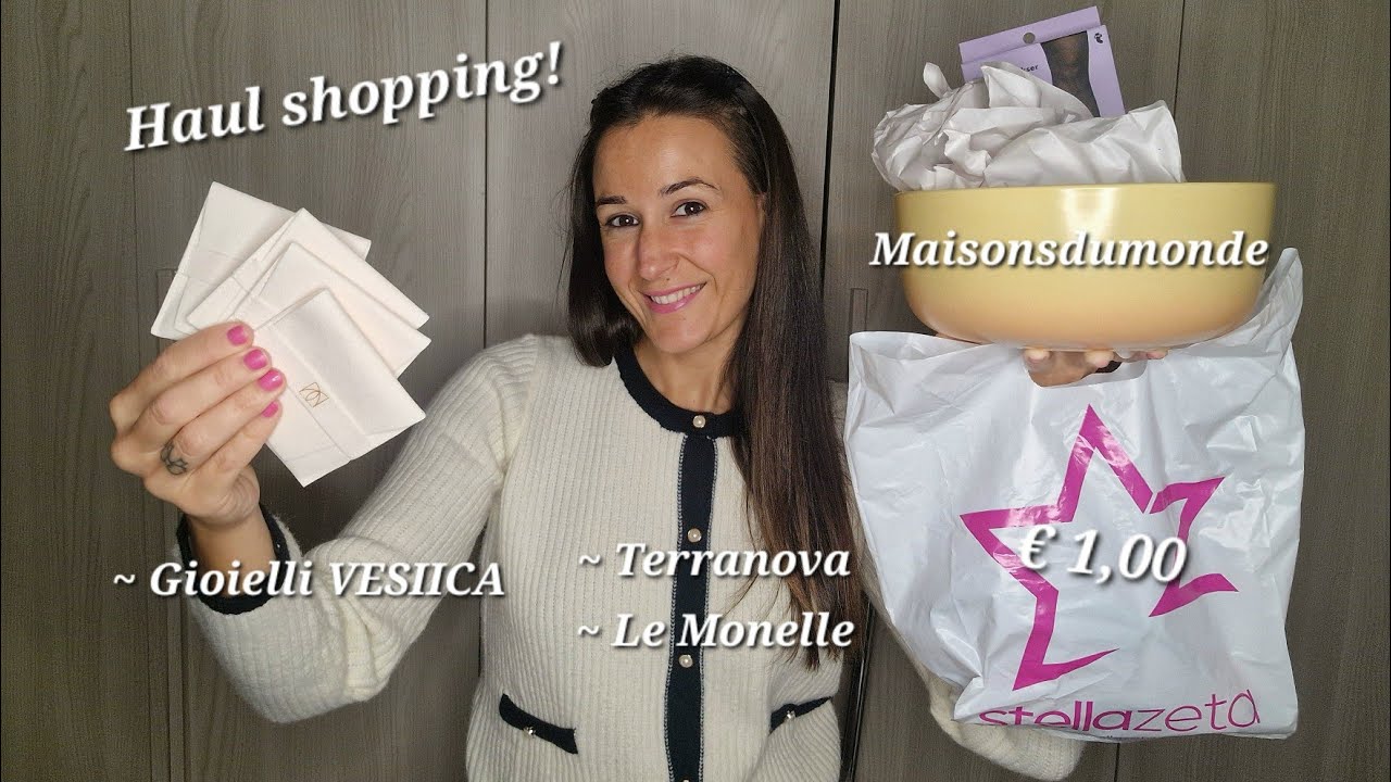 Haul shopping 🛍 Abbigliamento, gioielli e articoli per la casa 🏡