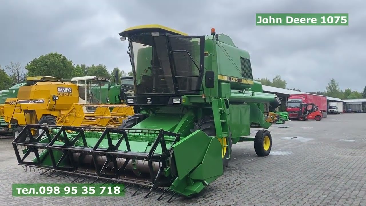 СВІЖИЙ КОМБАЙН  John Deere 1075 #джондір #сільгосптехніка #комбайны #волиньтехпостач