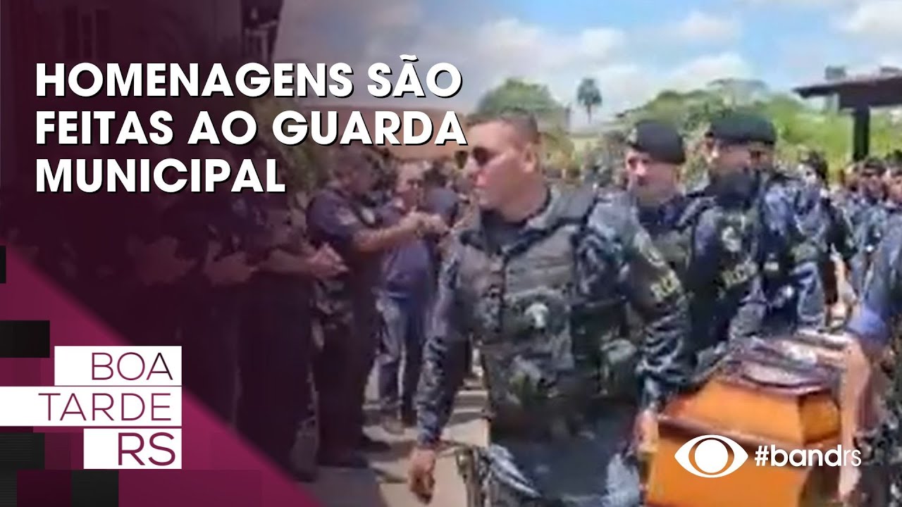 Homenagens são feitas ao Guarda Municipal morto durante operação