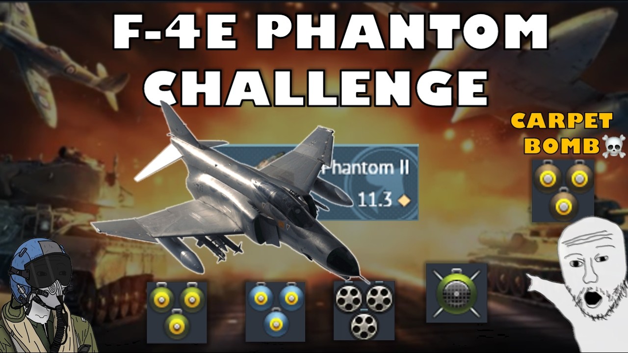 The F-4E Should NOT Be This Good… 💀 (Kill Challenge)