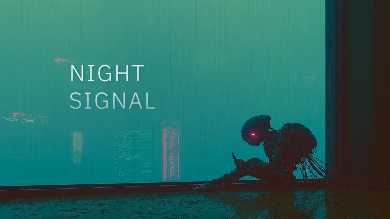 Night Signal // 1 Hour Late Night Cyberpunk Synthwave (Deep Focus)