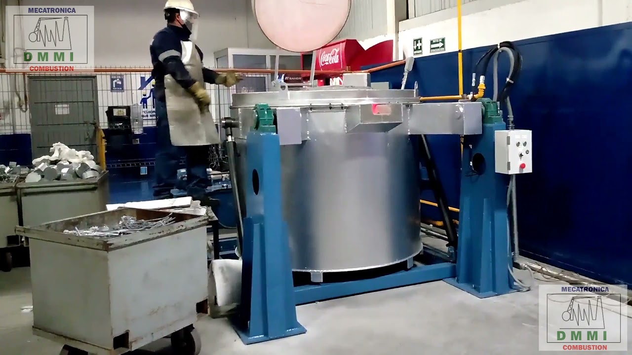 HORNO CRISOL DMMI 800KG-400KG/HR FUSION.