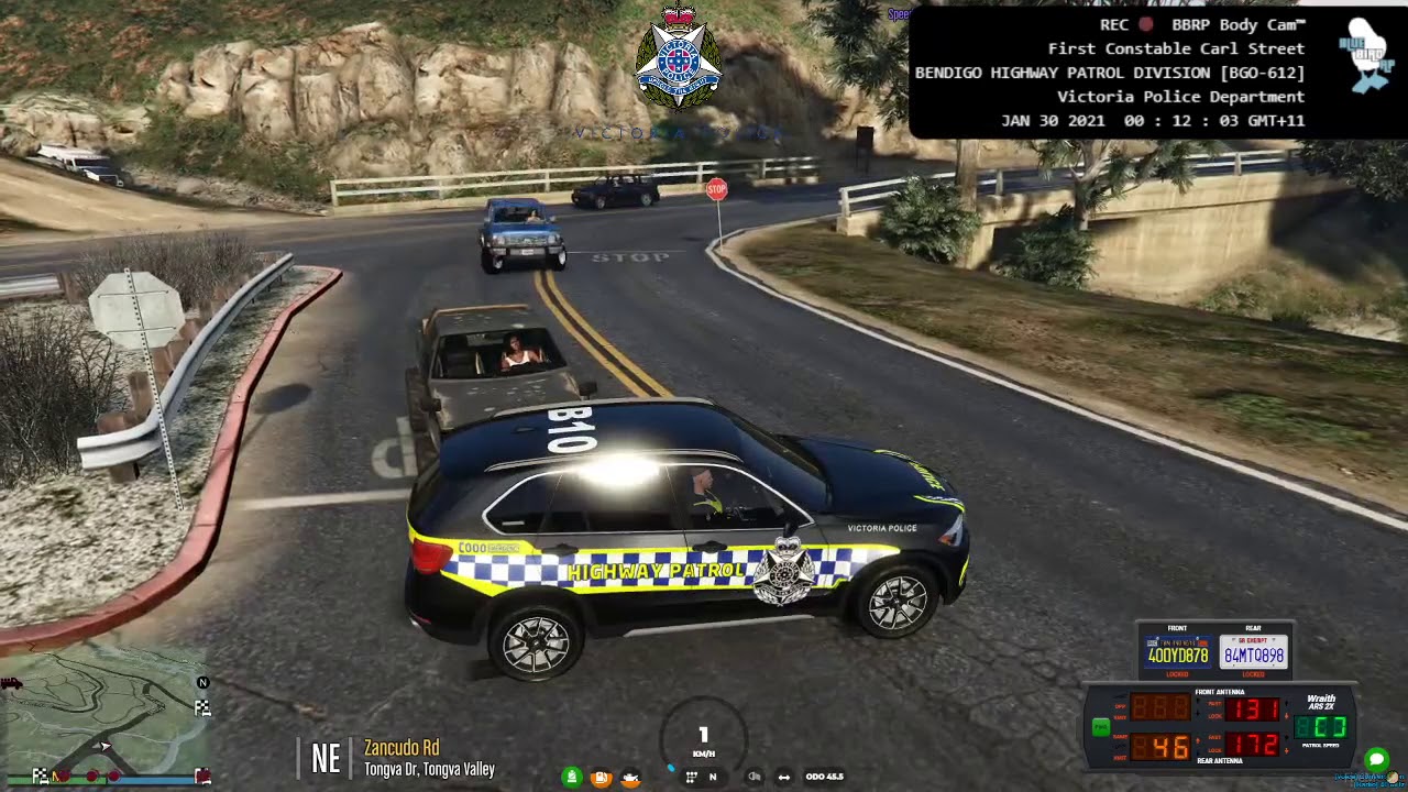 Escort oversize convoy