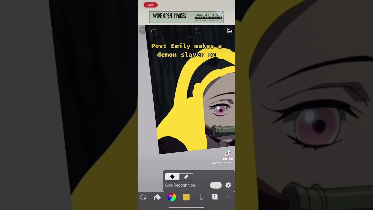 POV: Emily makes a demon slayer oc