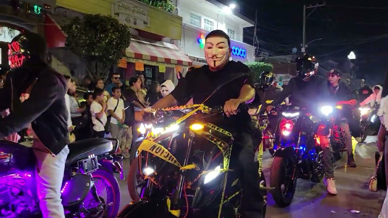 Rodada Del Terror En El Desfile De Halloween De Romita. Noviembre, 1, 2024