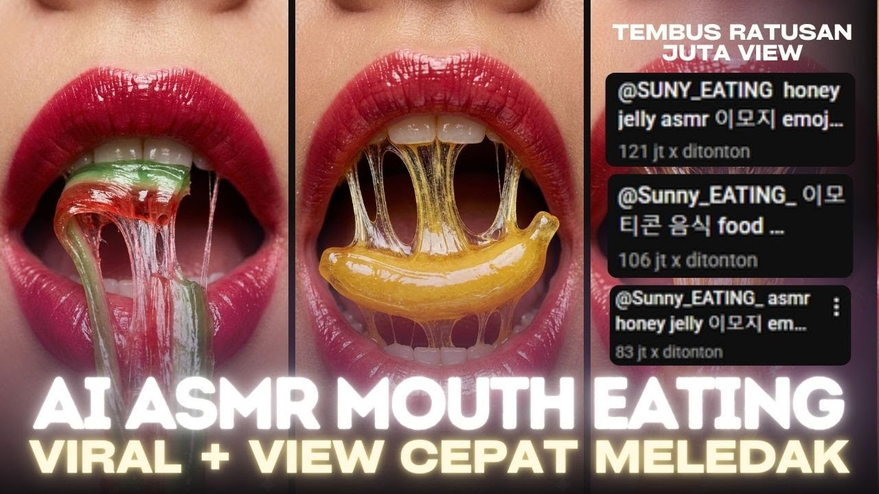 Dari Nol Sampai Ratusan Juta Views! Tutorial Lengkap AI ASMR Eating yang Terbukti!