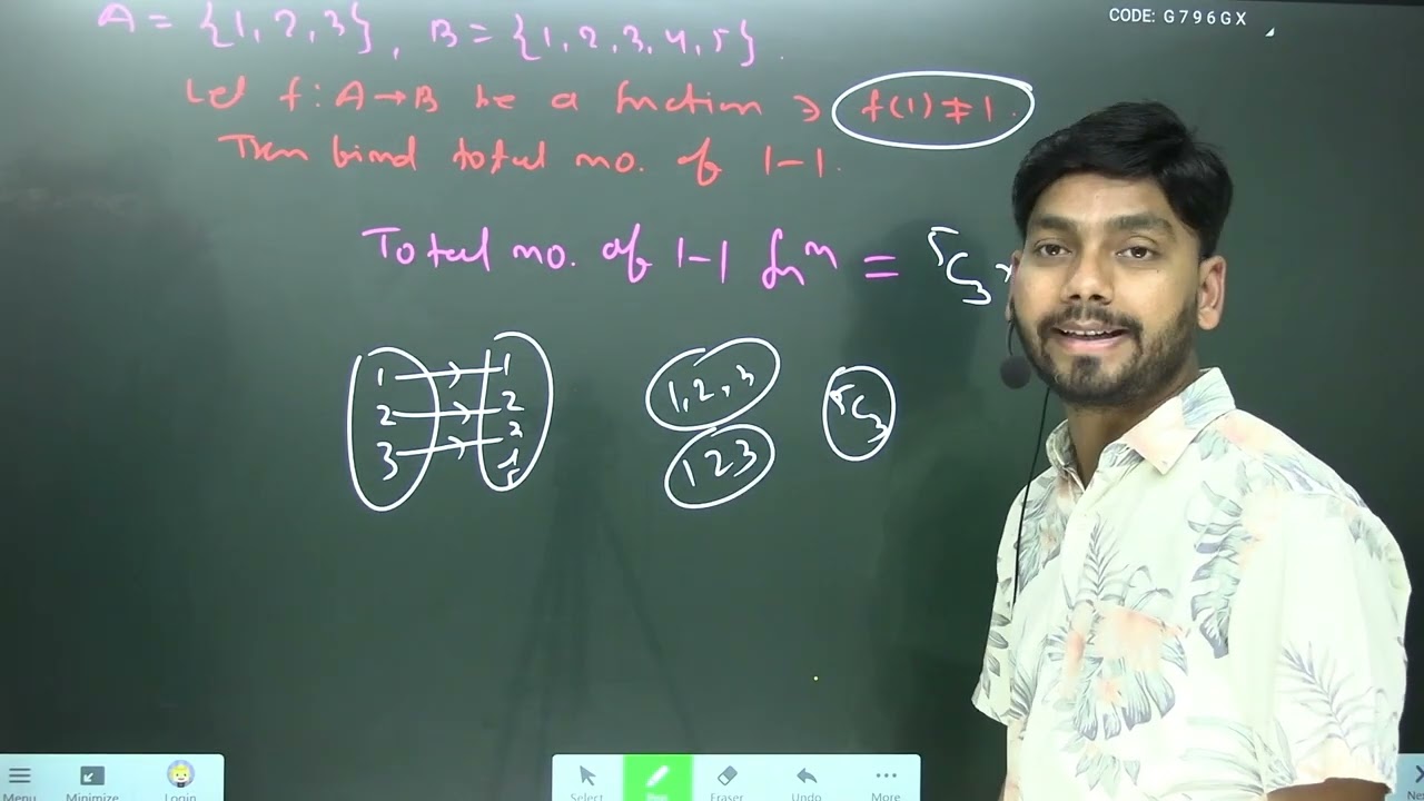 CMI DS | ISI MSTAT PSA | Number of One One function | Best Coaching for CMIDS ISI MSTAT ISS JAM MS