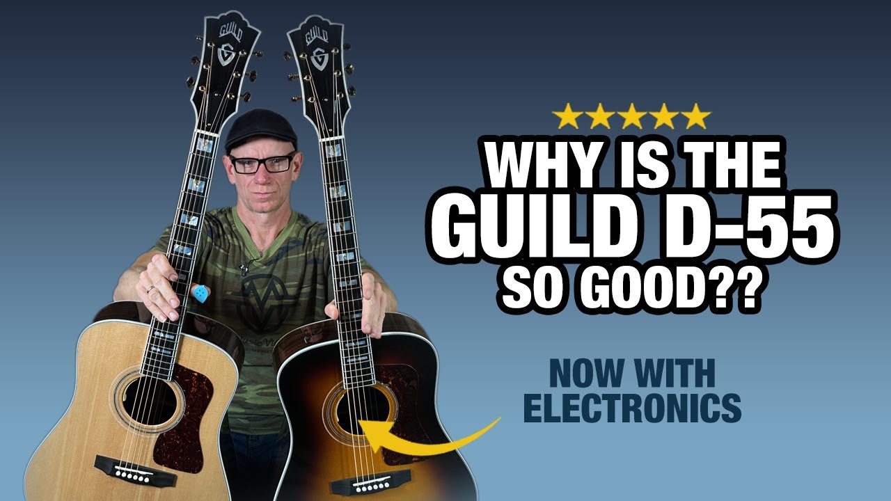 Guild D-55e – Что делает эту гитару такой хорошей?