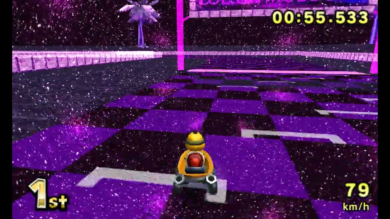 SNES Pink Galaxy 2 by _Ro - Mario Kart 7: Track Edit [1440p 60fps]