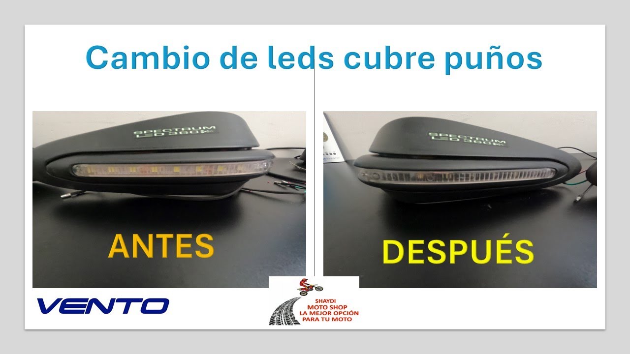 Arregla tus cubre puños led fácil