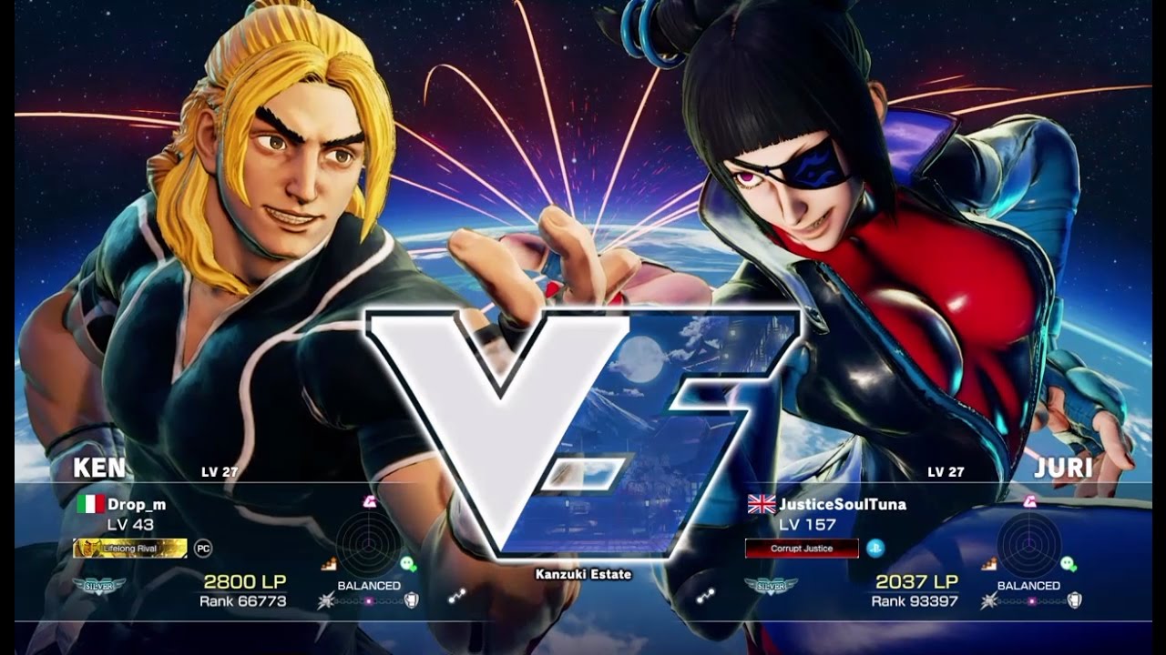 -SFV- JusticeSoulTuna (Juri) vs Drop_m (Ken) [Casual Match]