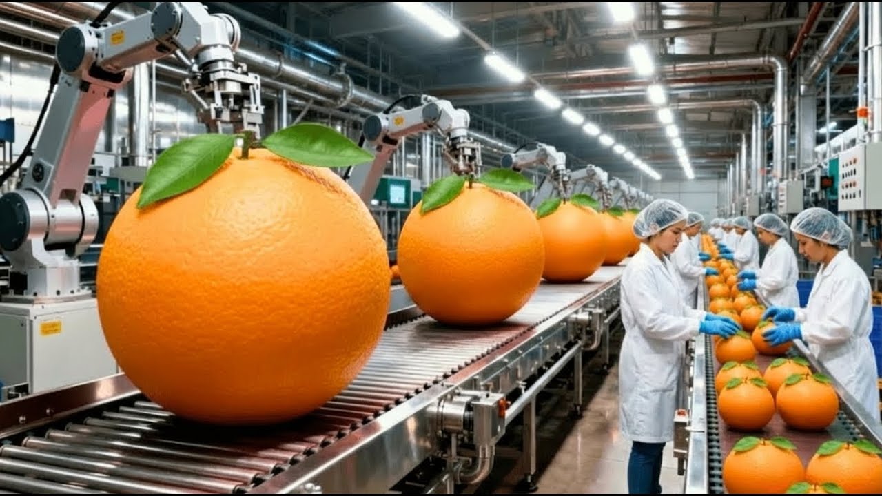 How Orange Juice Is Made In Factory | From Farm to Bottle (Full Process 2026) 🍊