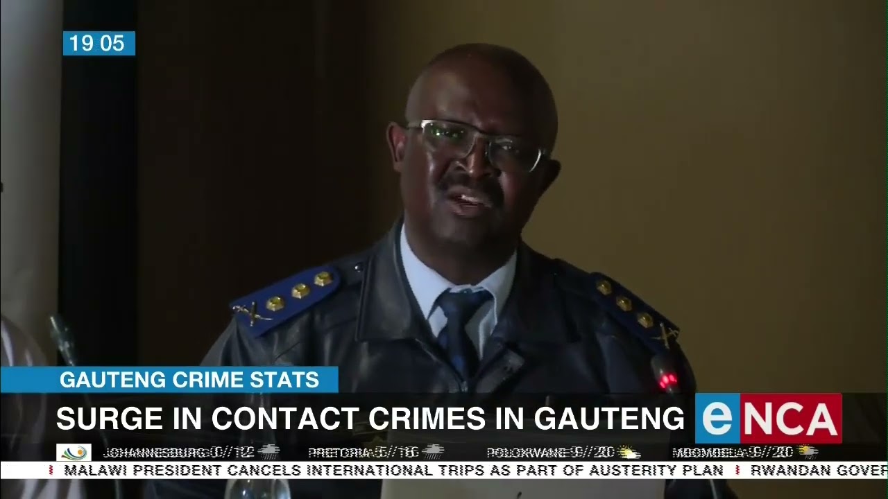 Surge in contact crimes in Gauteng
