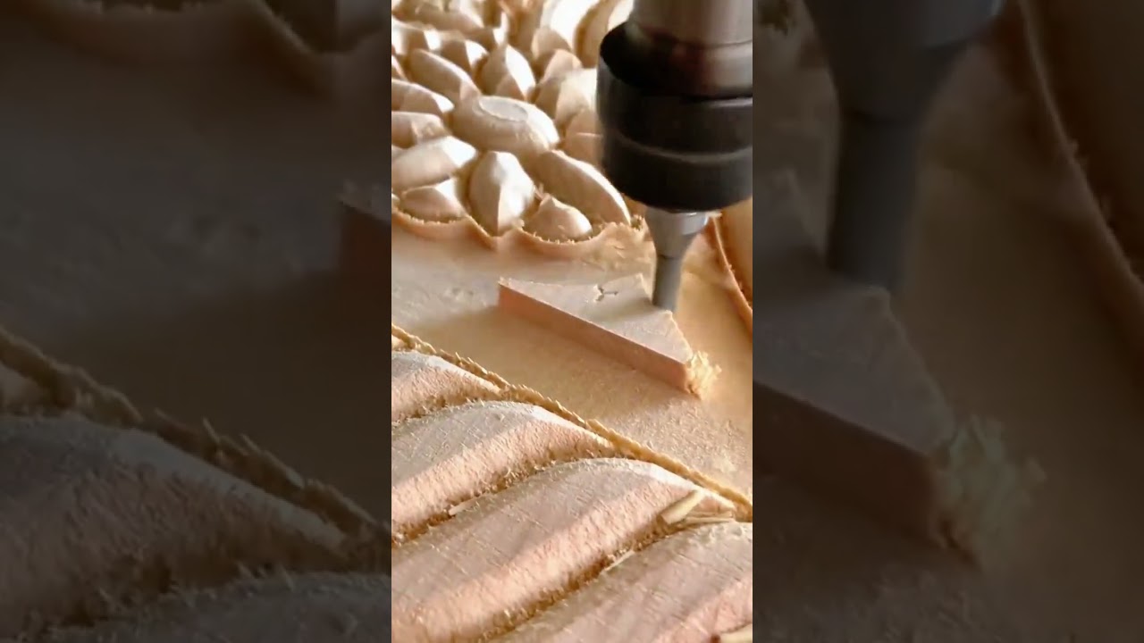 Creating Intricate 3D Floral Patterns with High Speed CNC Wood Milling